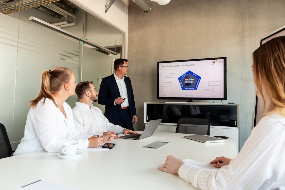 Room booking system dashboard showing meeting room availability across an office