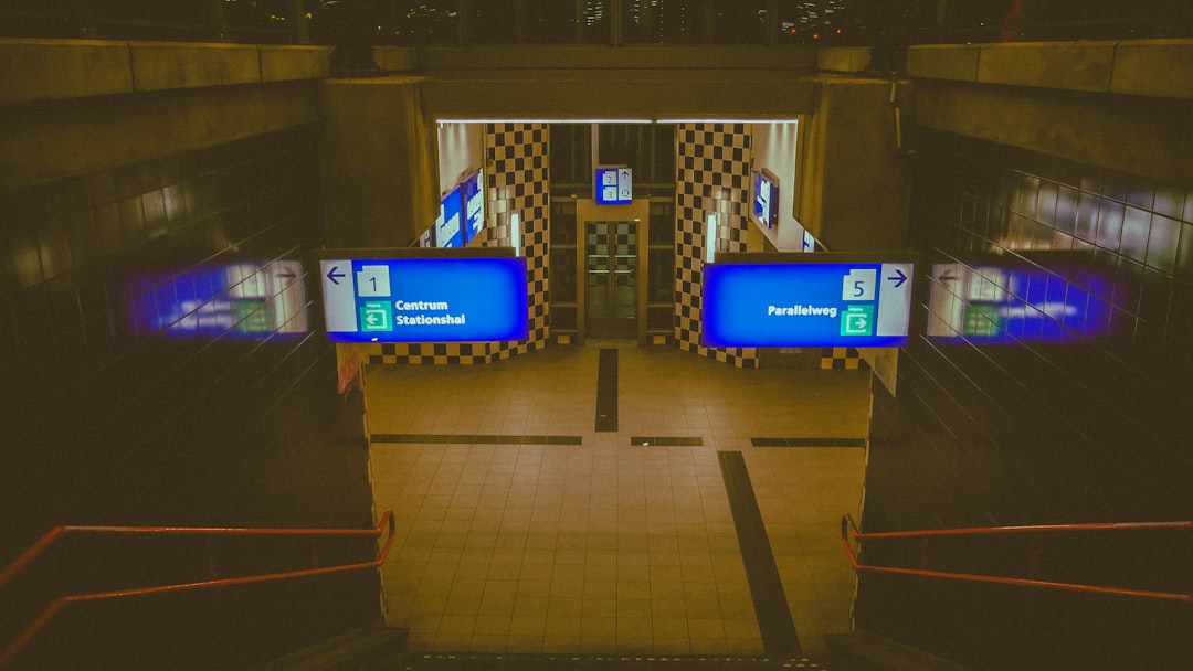 Outdoor digital signage display showing content clearly in direct sunlight